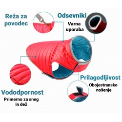 DVOSTRANSKI VODOODPORNI ZIMSKI PLAŠČ 