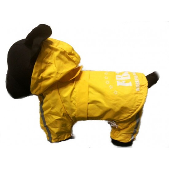 Dežni plašč FBI Rumen-Pasja Oblačila